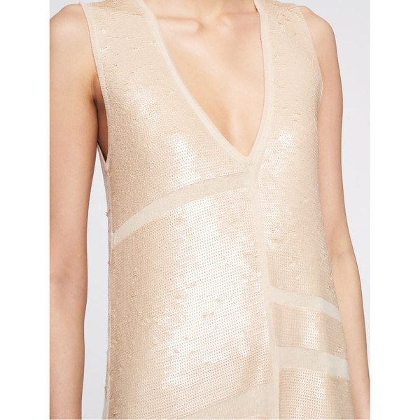 Joseph Sleeveless Sequin Knit Dress