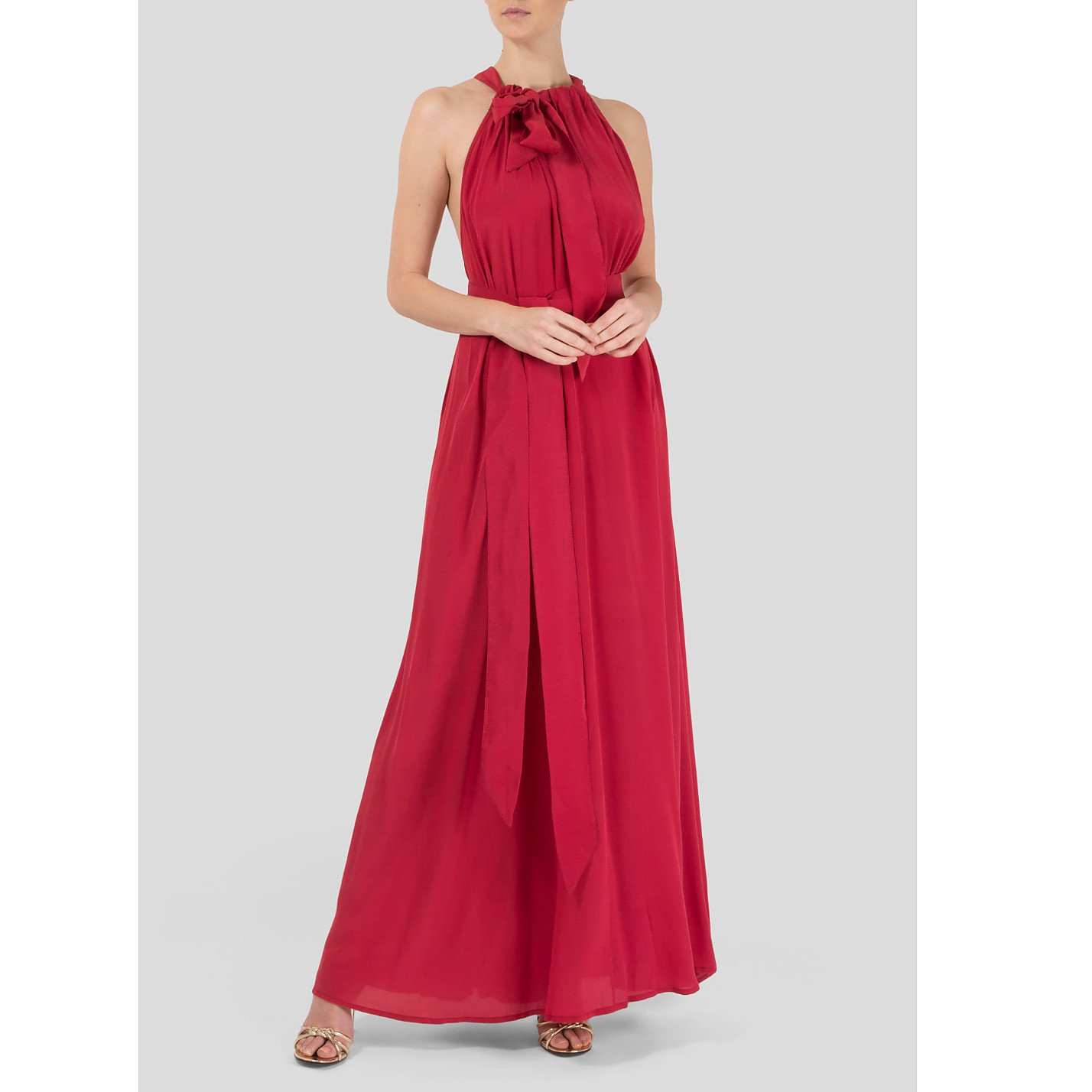 coast clemence halter dress