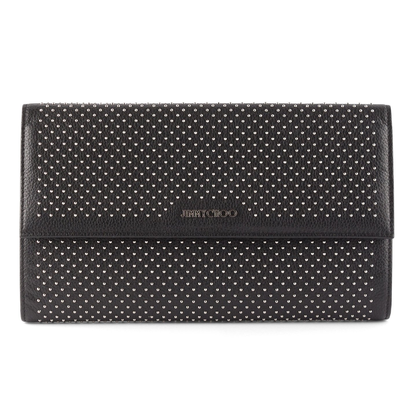 Jimmy Choo Studded Leather Clutch