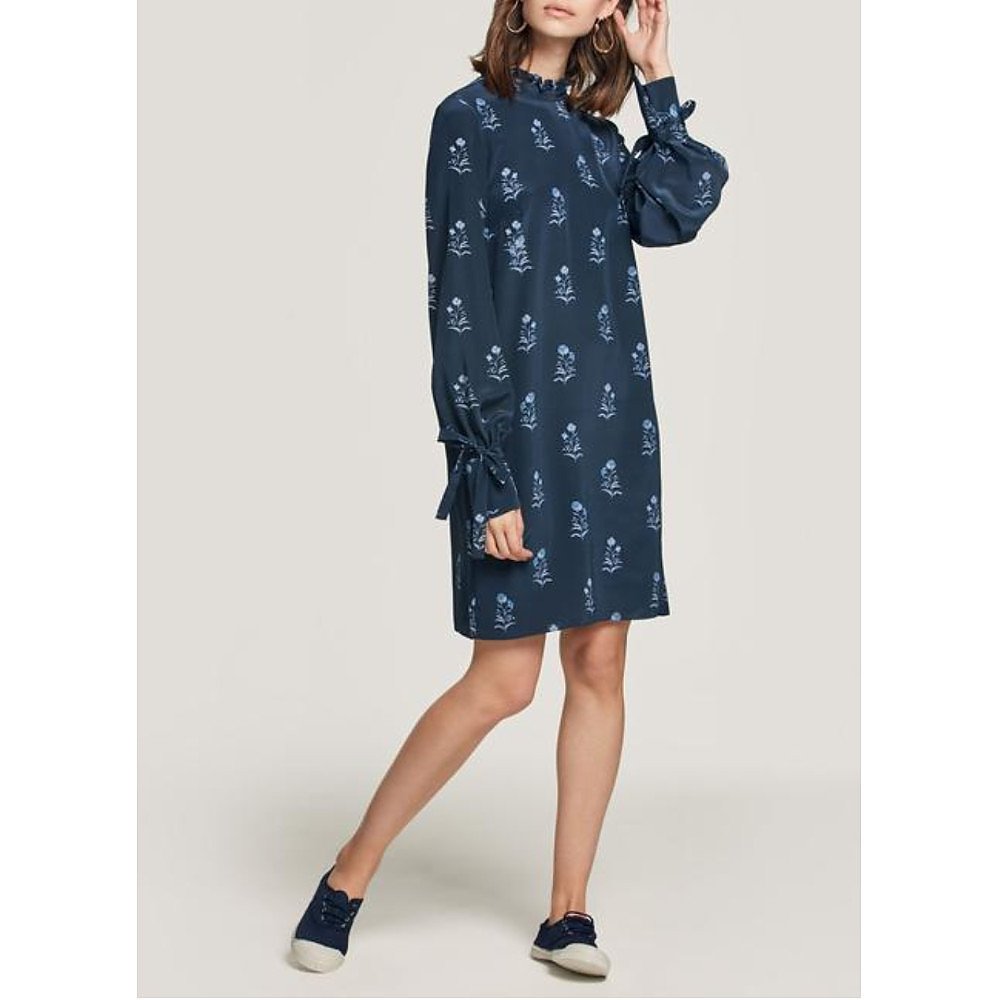 Beulah Sonika Floral Silk Shift Dress