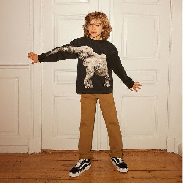 Molo Kids Rube T-shirt in Elephant