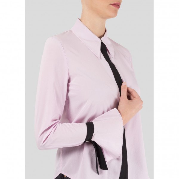 Starsica Two Tone Flared-Cuff Shirt