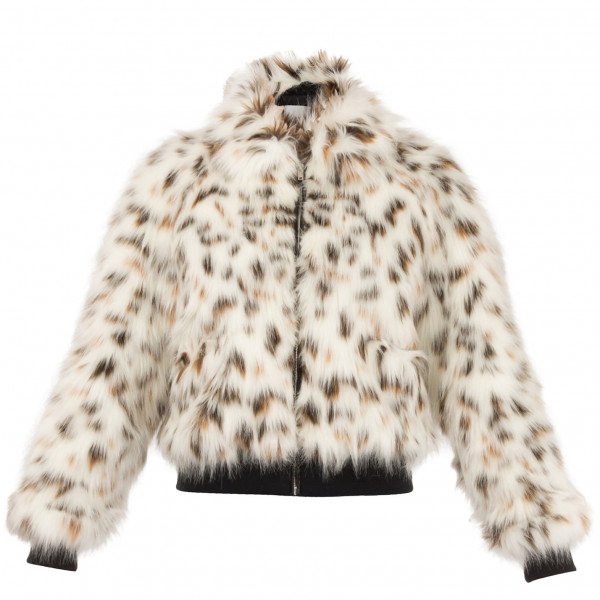 MSGM Faux Fur Bomber Jacket