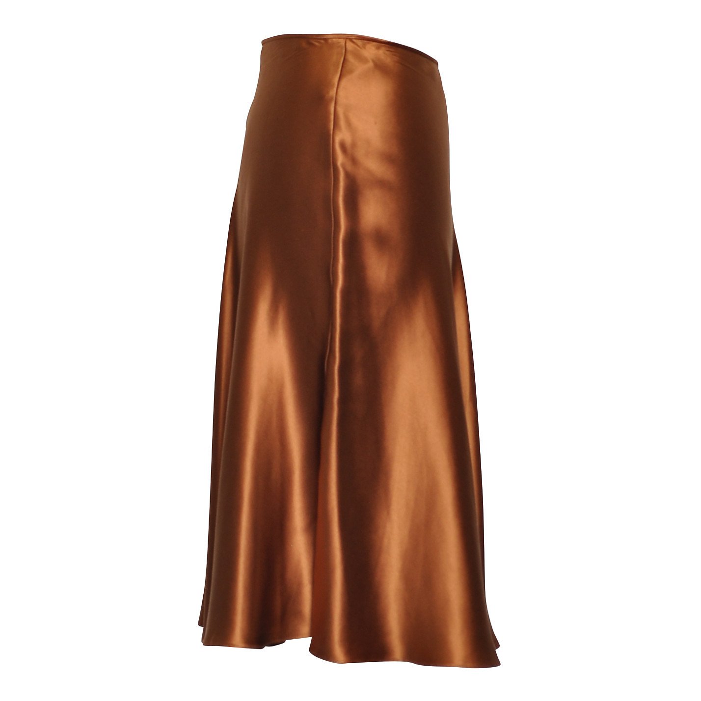 Gucci Metallic Silk Skirt