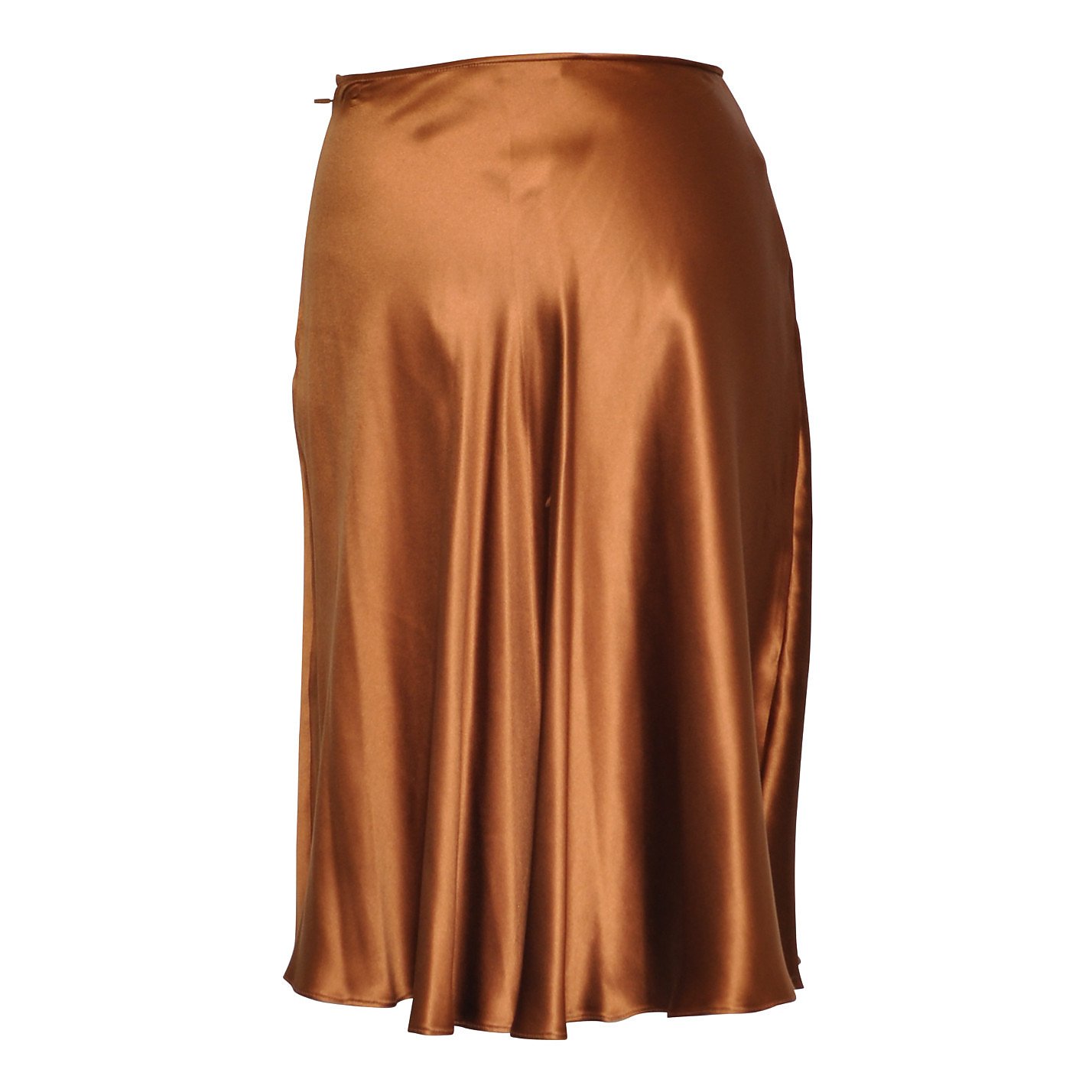 Gucci Metallic Silk Skirt