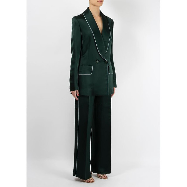 Peter Pilotto Satin Jacket & Trouser Suit