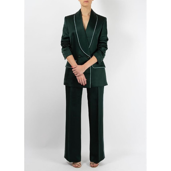 Peter Pilotto Satin Jacket & Trouser Suit