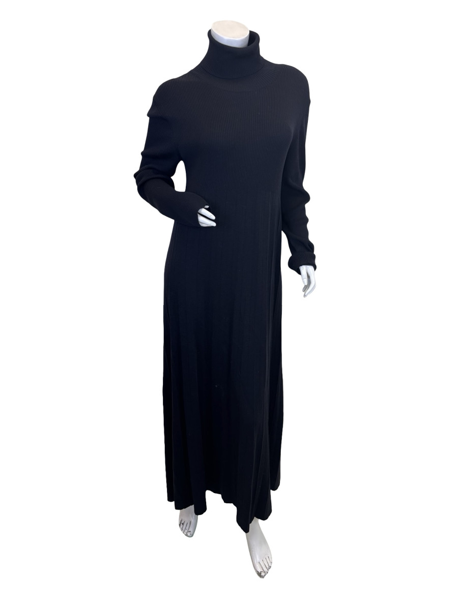 Max Mara Knit Dress with Pleated Skirt