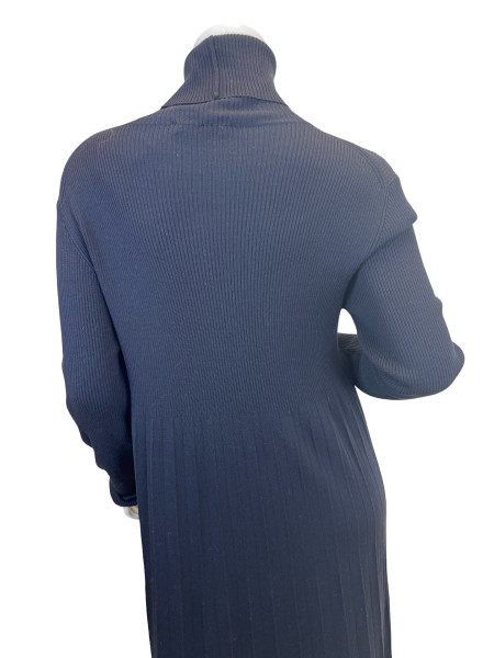 Max Mara Knit Dress with Pleated Skirt