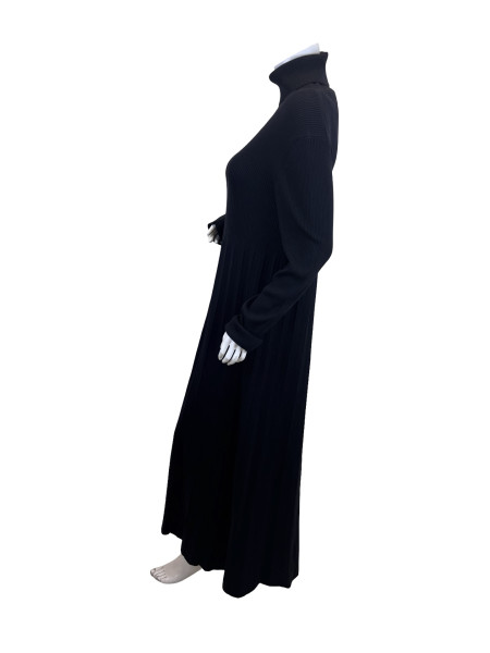 Max Mara Knit Dress with Pleated Skirt
