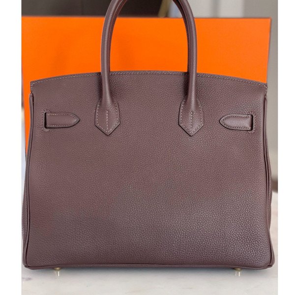 HERMÈS Birkin 30 Chocolate with Gold Hardware 2018, Stamp C