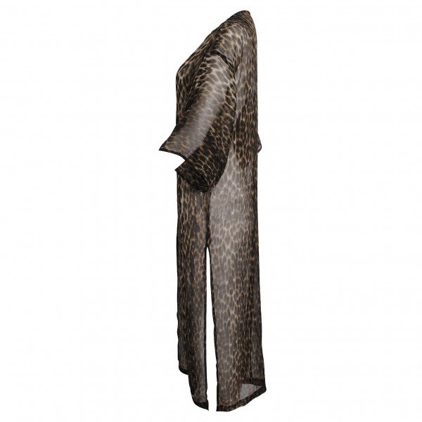 Vintage Leopard Print Kaftan