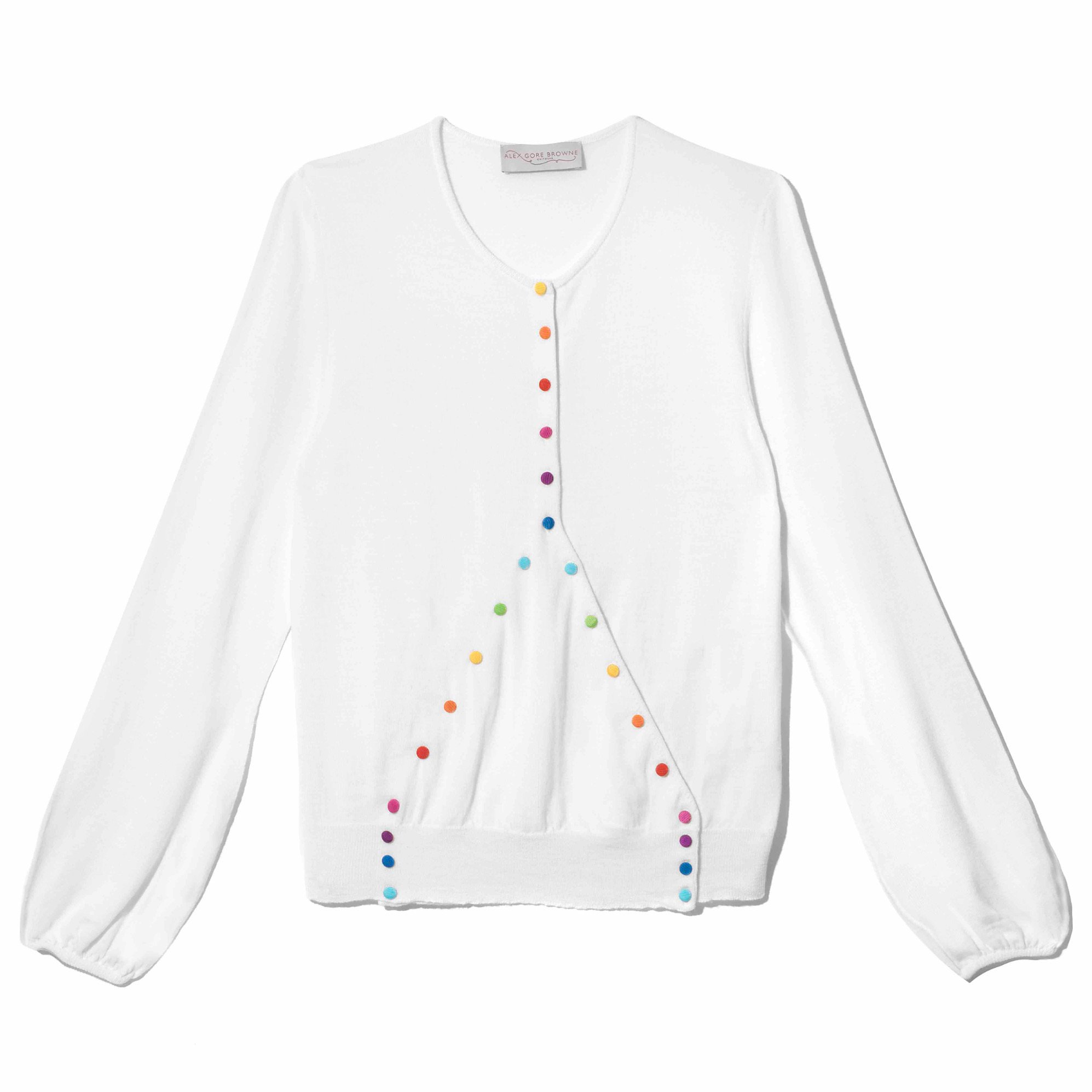 Alex Gore Browne Rainbow Criss Cross Sweater