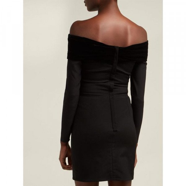 Emilio De La Morena Tasman Off-The-Shoulder Dress