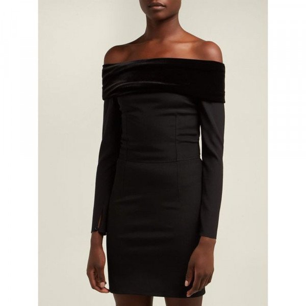 Emilio De La Morena Tasman Off-The-Shoulder Dress