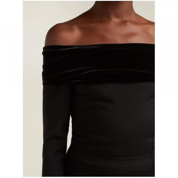 Emilio De La Morena Tasman Off-The-Shoulder Dress