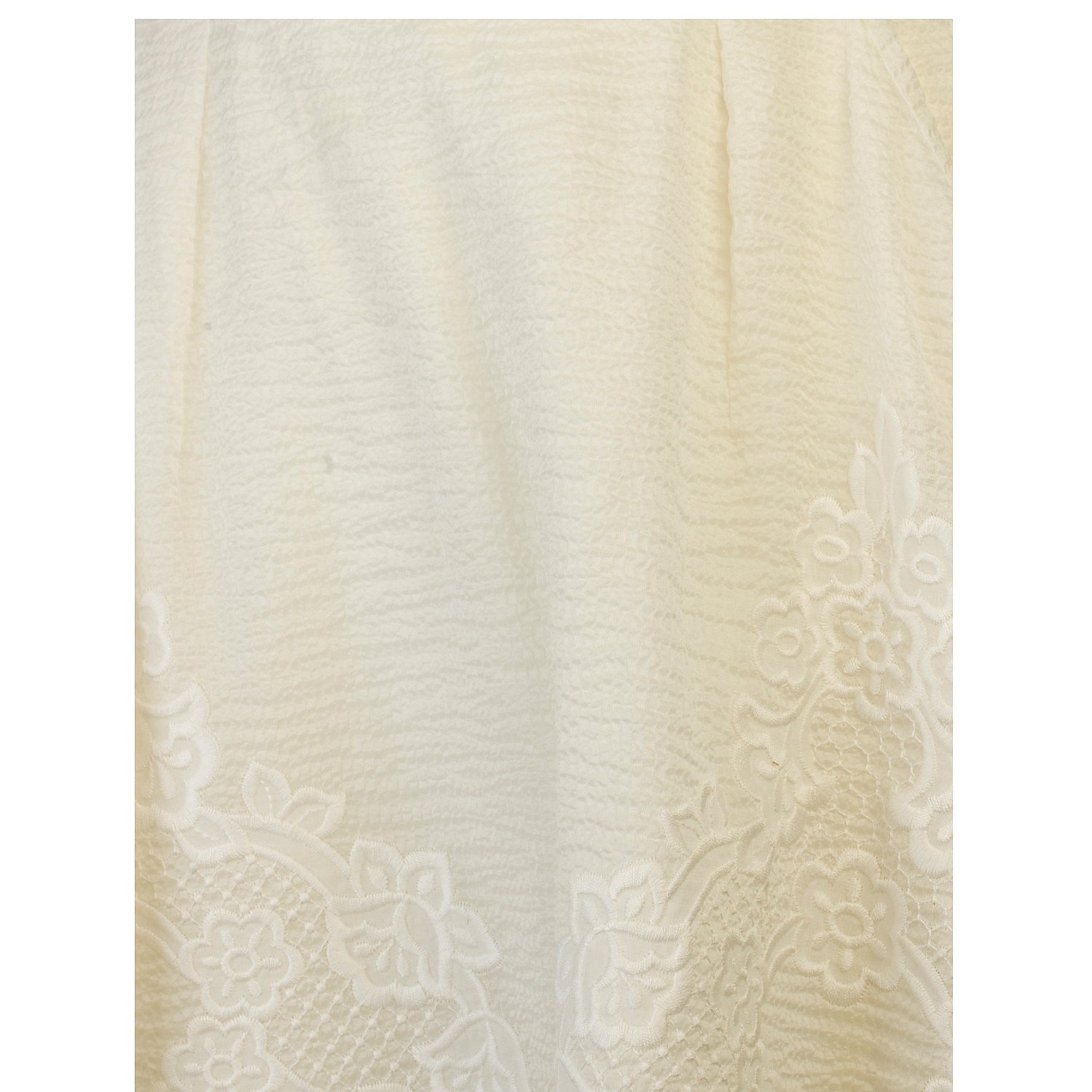 DOLCE & GABBANA Embroidered Organza Strapless Dress