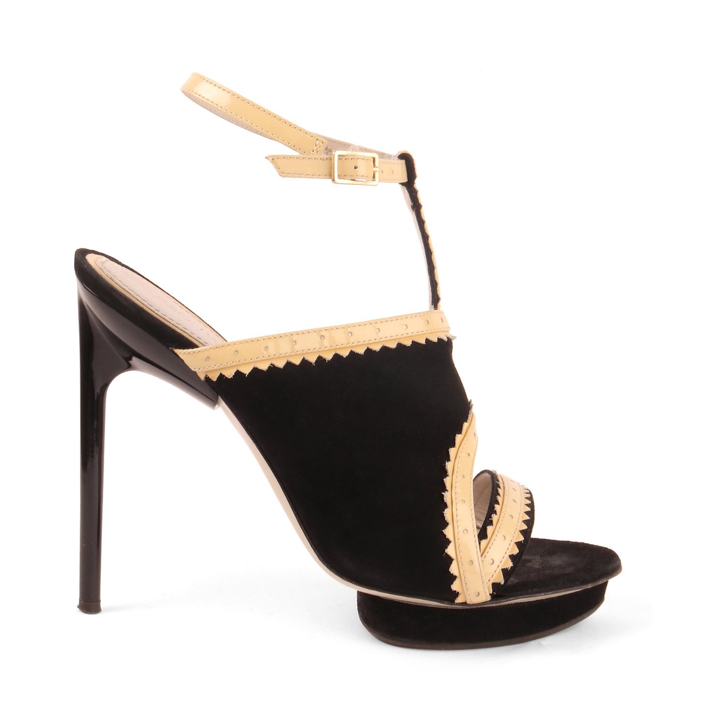 Jason Wu Heeled Suede And Patent Sandals
