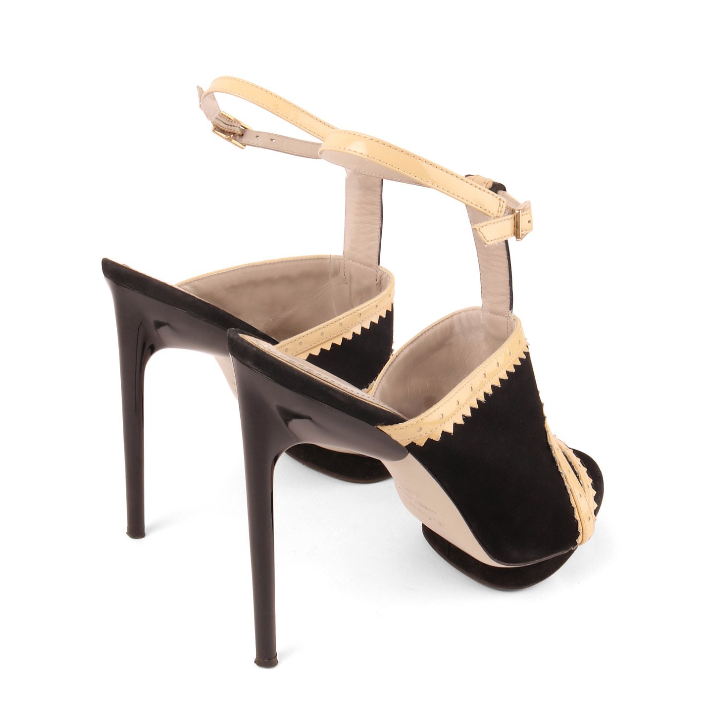 Jason Wu Heeled Suede And Patent Sandals