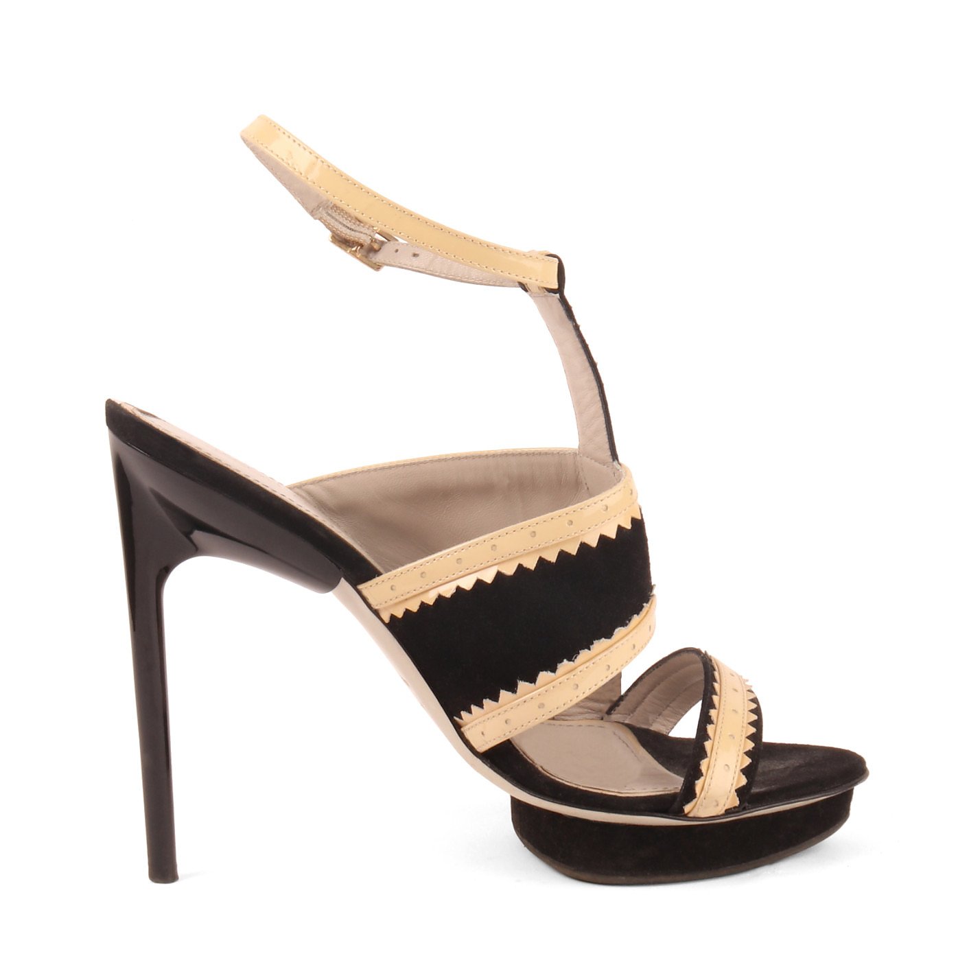Jason Wu Heeled Suede And Patent Sandals