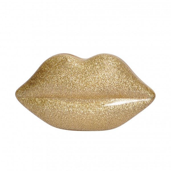 Lulu guinness gold hotsell lips clutch