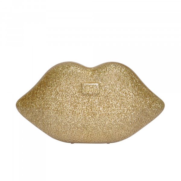 Rent Buy Lulu Guinness Glitter Lips Clutch MY WARDROBE HQ