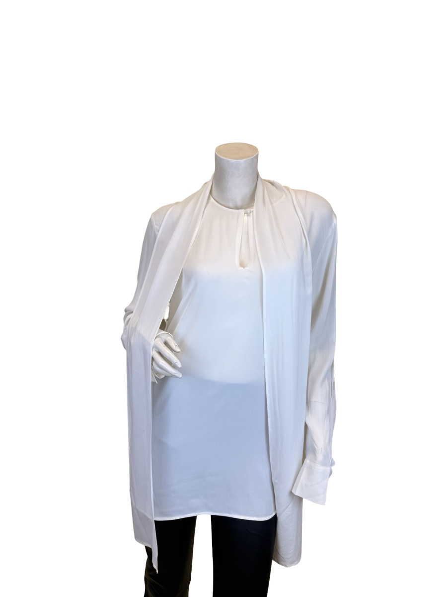 LORENA Tie-Neck Blouse