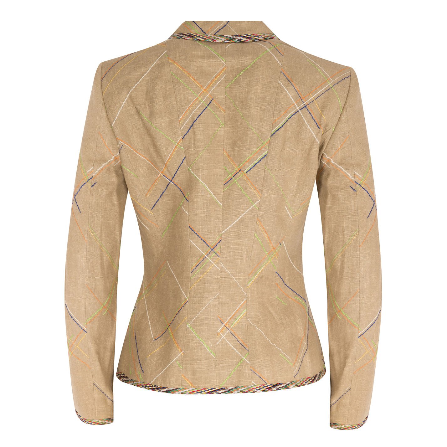 Moschino Topstitched Skirt Suit