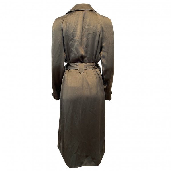 Ralph Lauren Shirt-Style Satin Dress