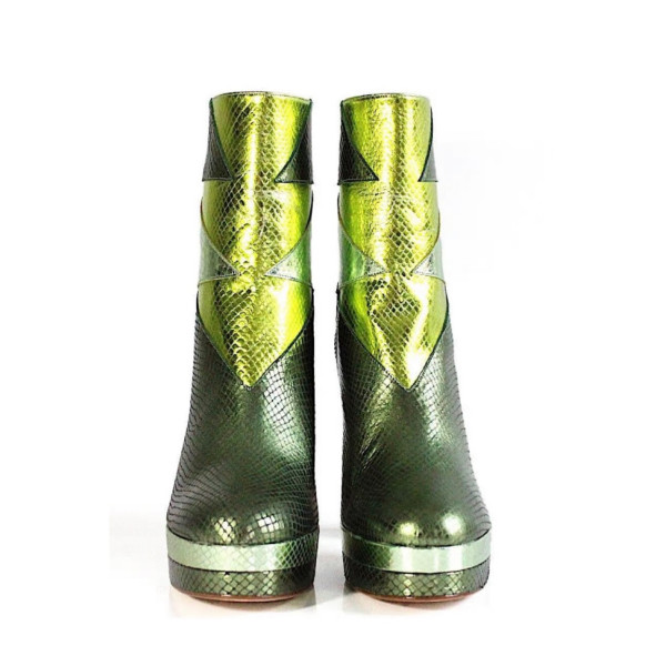 Terry de Havilland Aria Green Boots