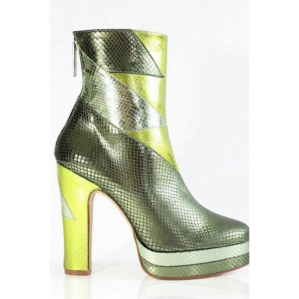 Terry de Havilland Aria Green Boots