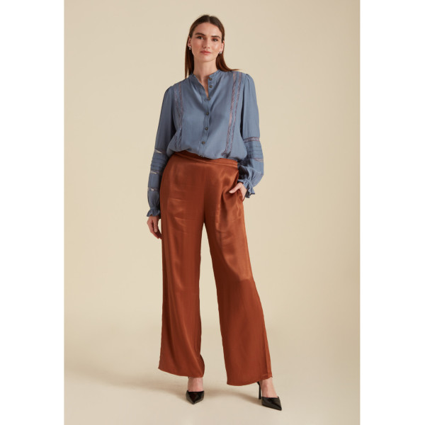 Lily and Lionel Abby Blouse Slate Blue