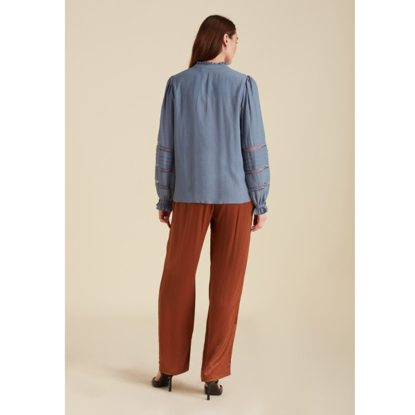 Lily and Lionel Abby Blouse Slate Blue