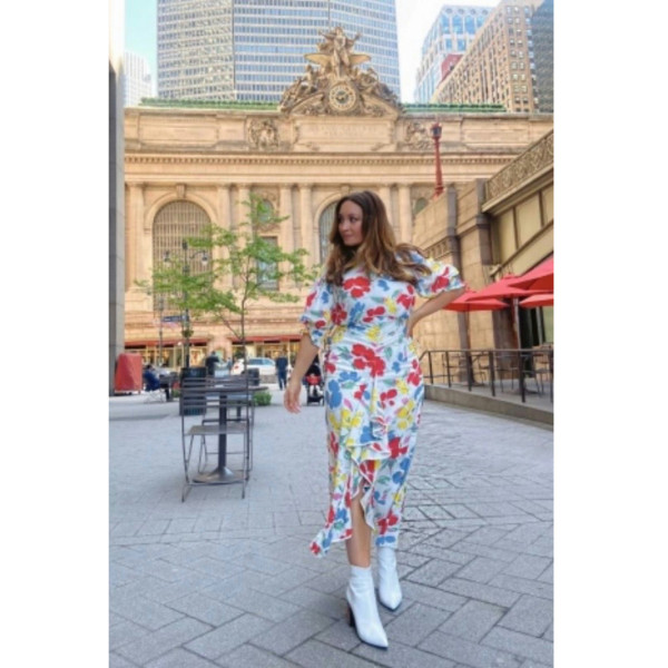 Rent Buy Rixo Rixo For Target Floral Print Dress MY WARDROBE HQ