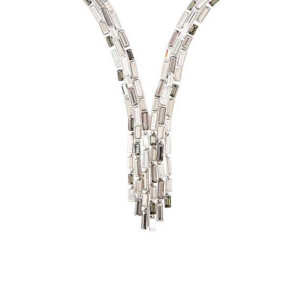 Simon Harrison Caddis Multi Baguette Cascade Necklace