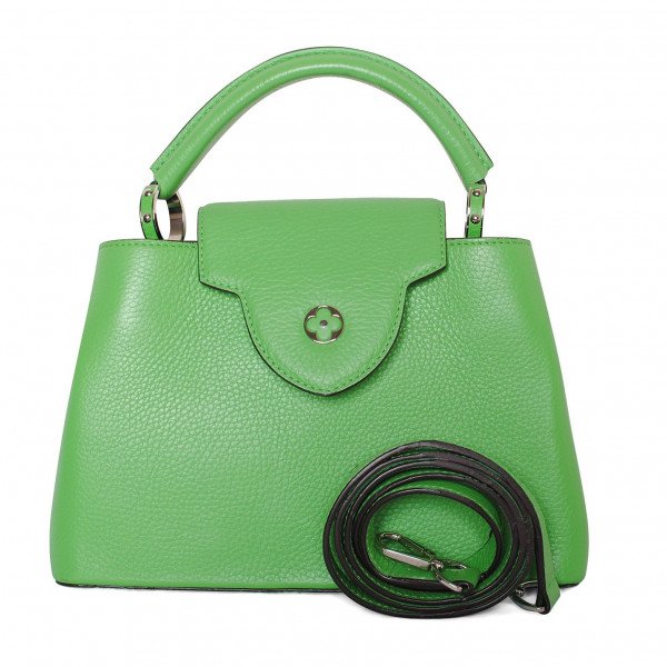 Louis Vuitton Grained Leather Shoulder Bag