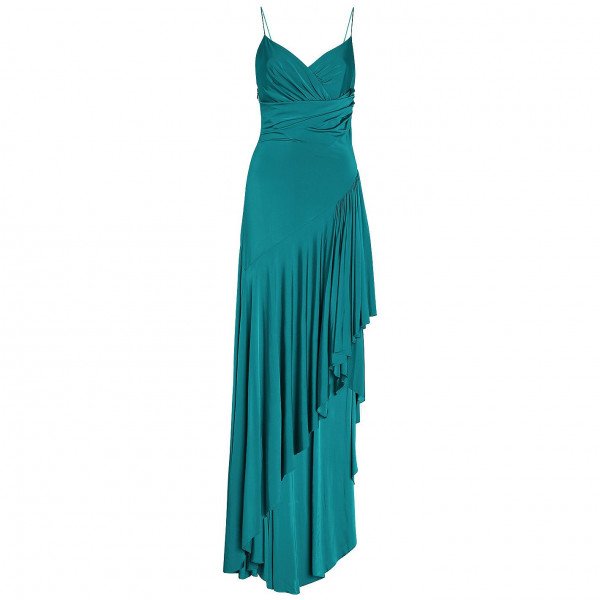 Alexandre Vauthier Shiny Jersey Cami Gown