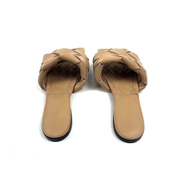Bottega Veneta Padded Intrecciato Leather Slides