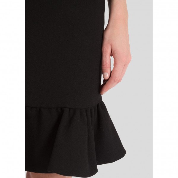 DOLCE & GABBANA Ruffle Hem Pencil Skirt