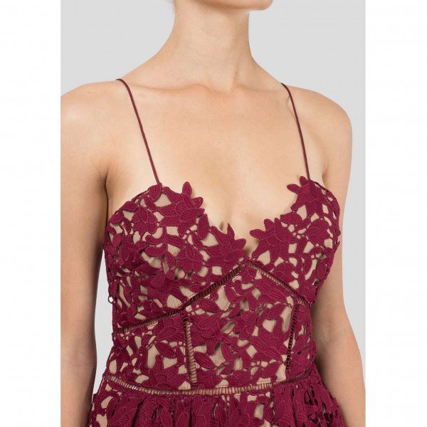 Self portrait azaelea burgundy discount
