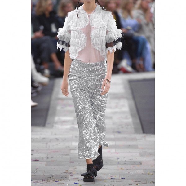 Preen Gemma Sequin Jersey Skirt