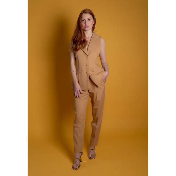 FEMPONIQ Tailored Cotton Trousers