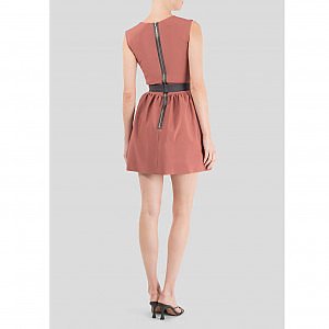 Rent Buy Burberry Ruffled Polka Dot Silk Chiffon Dress | MY