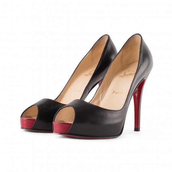 Christian Louboutin Peep Toe Stiletto Pumps