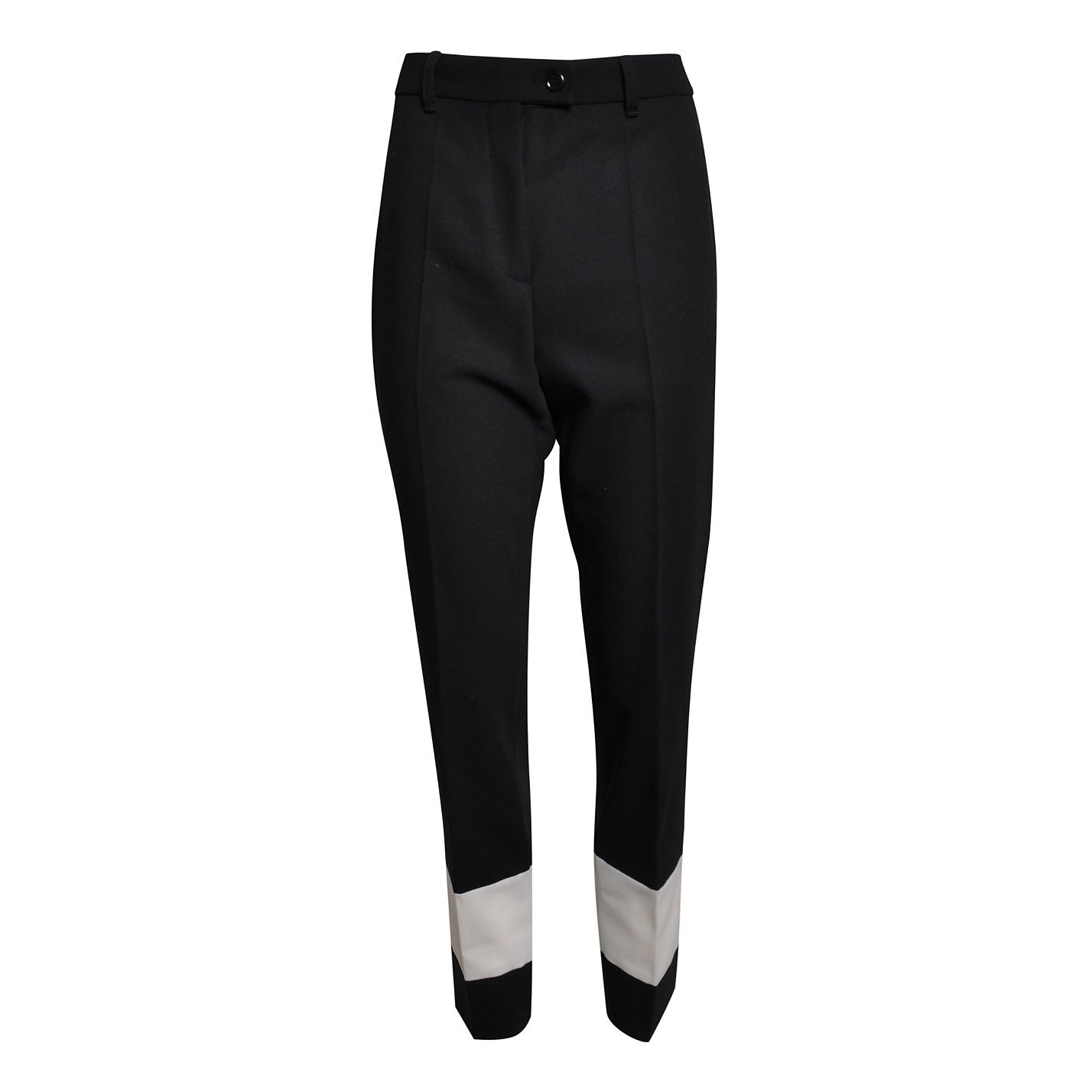 Moschino Straight-Leg Trousers With Stripe