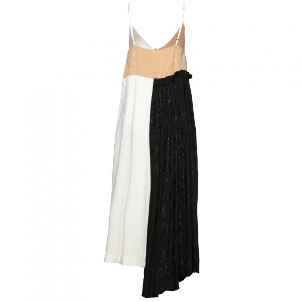 Mother of Pearl Patchwork Slip Dress