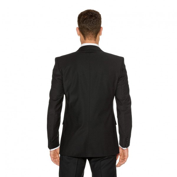 My Wardrobe Mens Black Slim Fit Jacket