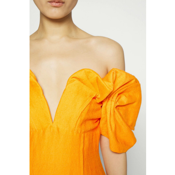 Cult Gaia Muna Orange Paprika Cocktail Dress