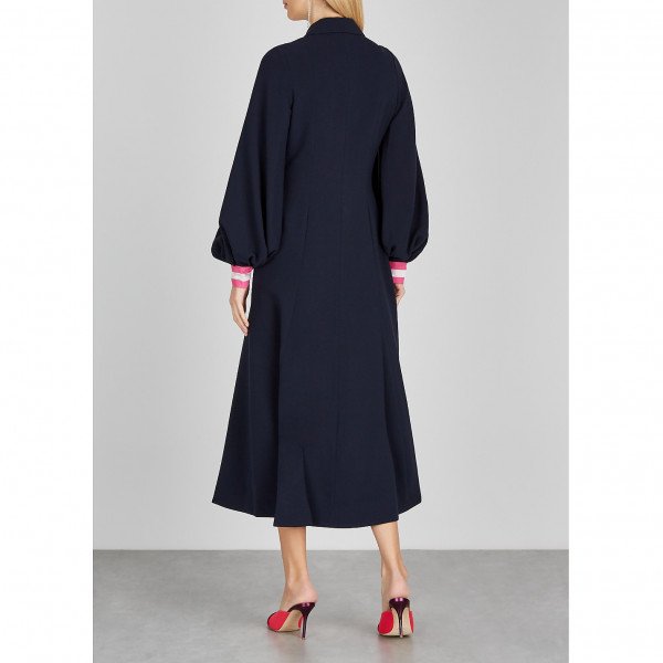 Ganni heavy crepe outlet blazer dress