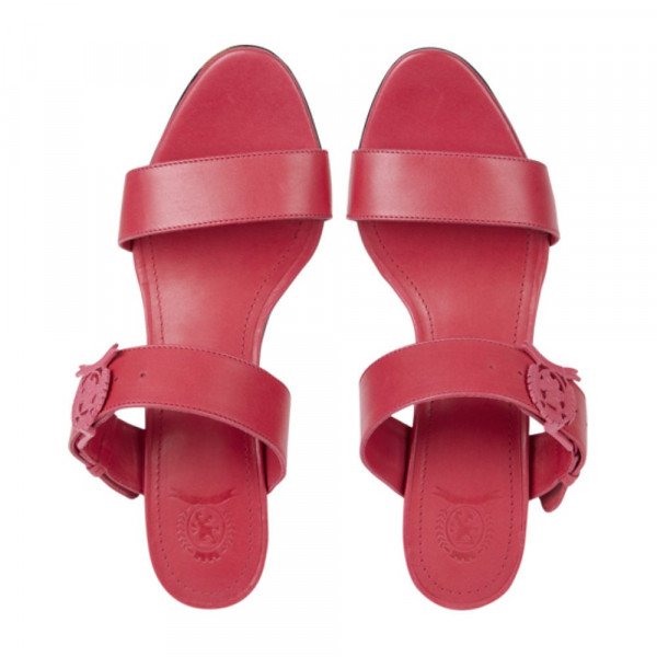 Tommy Hilfiger THL Colourblock Mid Heel Sandal